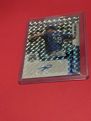 2022 Panini Mosaic Baseball Tylor Megill Mosaic Prizm Rookie Auto Card Mets - Image 1 of 2