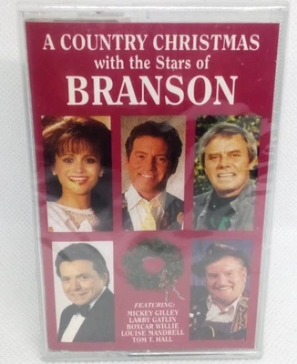 A COUNTRY CHRISTMAS WITH THE STARS OF BRANSON (Cassette, 1993) NEW/SEALED - Image 1 of 4
