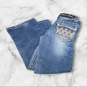 Rodeo Girls Bling Jeans Girls Size 6 ● Bootcut - Picture 1 of 7