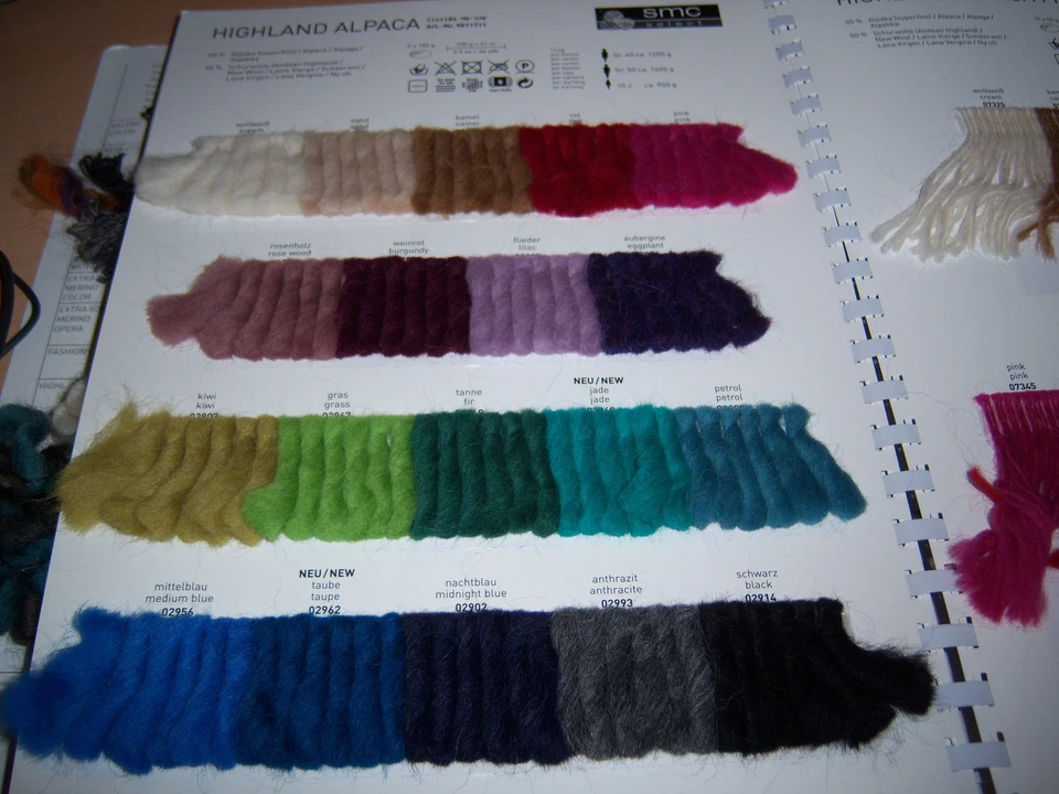115 €/1 kg Highland Alpaca Dochtstrickgarn SMC Select 100 g Wolle sehr dick - Bild 1 von 1
