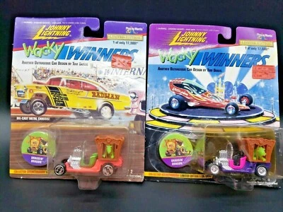 Lot(2) Johnny Lightning "Wacky Winners" Tom Daniels Draggin' Dragons -Series 2&3 - Image 1 of 4