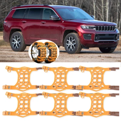 Cadena de neumáticos TPU antideslizante para Jeep Grand Cherokee 6 piezas para llantas de coche Foto 1 de 4