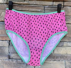 Wonder Nation Girl Sz 16 Watermelon Seeds Cotton Bikini Panties Underwear - Picture 1 of 3
