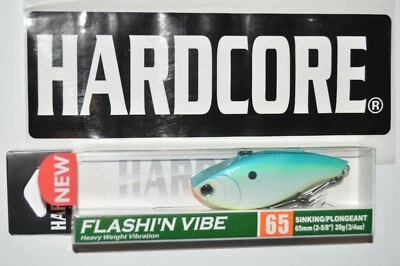 Duel Hardcore Flashi'n Bass Vibe 2 5/8" 3/4oz Citrus Shad R1368-csh Foto 1 de 4