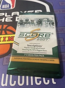 2007 SCORE NFL FOOTBALL PACK  FACTORY SEALED NOS - Picture 1 of 2