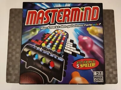 PARKER - MASTERMIND - WER KNACKT DEN GEHEIMEN FARBCODE? -Inhalt wie neu komplett - Bild 1 von 4