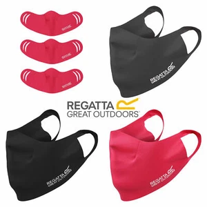 3 x Regatta Adults Womens Men’s Stretch Reusable Washable Cover Face Mask RUC074 - Picture 1 of 3