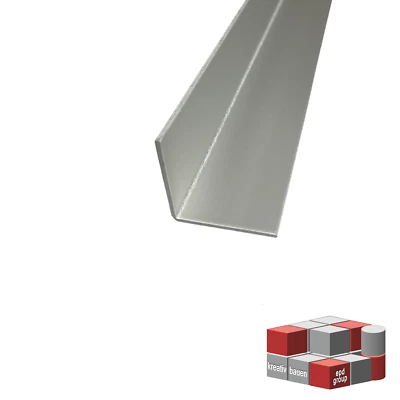 EPD-KREATIV-BAUEN.DE Alu Winkel "ELOXIERT" 2 m L Profil Aluminiumprofil Winkelprofil Aluminium