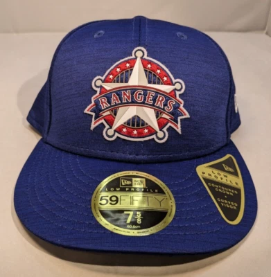 New Era Texas Rangers Fitted Hat 7 5/8 Low Profile New - Image 1 of 4