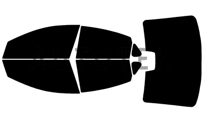 Película de ventana precortada en todos los lados cualquier tono % para Dodge Dart Sedán 2013-2016 Foto 1 de 4