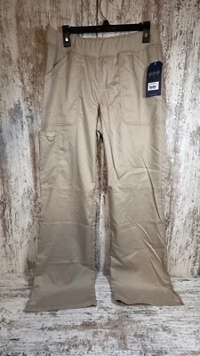 Scrub Cargo Pants Khaki/Beige Cherokee Workwear Mid Rise Women's Sz Med. WW110 - Image 1 of 4