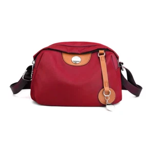 Nylon Women'S Waterproof Large Capacity Crossbody Bag Casual Solid Color Messeng - Picture 1 of 16