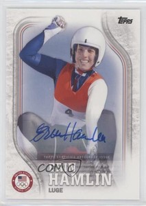 2018 US Olympic & Paralympic Team and Hopefuls /60 Erin Hamlin Rookie Auto RC