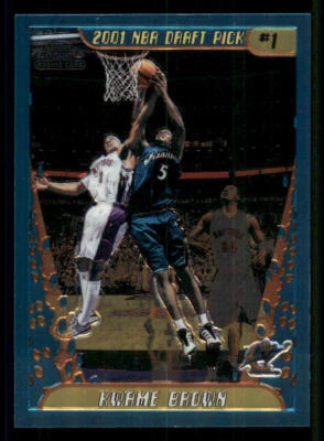 2001-02 Topps Chrome #165 Kwame Brown RC - Image 1 of 2