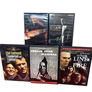 🎬CLINT EASTWOOD ACTION DVD LOT THUNDERBOLT AND LIGHTFOOT ESCAPE FROM ALCATRAZ🎬 - Picture 1 of 4