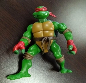 TMNT Rafael Action Figure 5” Moving Arms Lever Shell 2004 Toy Standing Fast Ship - Picture 1 of 4