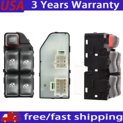 Interruptor de ventana eléctrica del lado del conductor DS1447 para Pontiac Sunfire 1995-05 sedán 4 puertas Foto 1 de 4