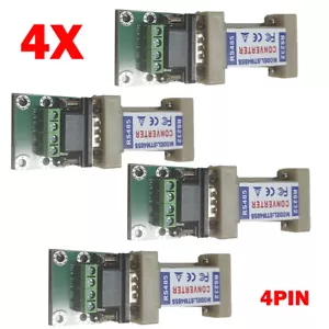 4x 4Pin RS232 to RS485 Communication Data Converter Adapter & Terminal Board HOT - Picture 1 of 18