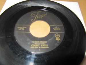 COUNT YATES - THE GOLDEN KEY / CHIMPANZEE 45 Regis Funk Soul R&B 1961 vinyl 7" - Picture 1 of 4