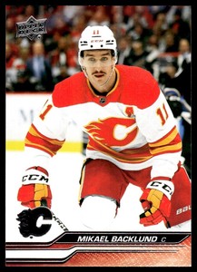 2023-24 Upper Deck Series 1 Mikael Backlund #27