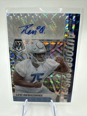 2021 Panini Mosaic - Rookie Autographs Mosaic #RA-100 Levi Onwuzurike (AU, RC) - Image 1 of 2