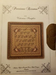 Victorian Sampler Passione Ricamo S03 Cross Stitch Pattern - Italian Style new - Picture 1 of 1