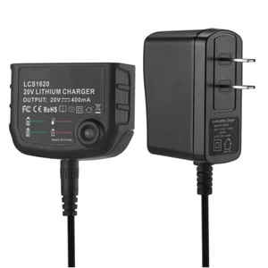 20V Lithium Battery Charger LCS1620 For BLACK DECKER LBXR20 LB2X4020 LBX4020 - Picture 1 of 15