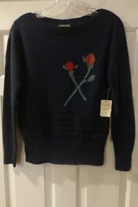 Vintage Carole Little Saint-Tropez Weast Women’s Pullover Sweater M Silk/Wool; - Picture 1 of 3