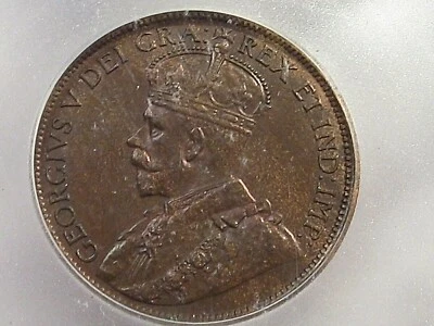 BU 1917 Large Cent CANADA ICG MS64 BN.  #9 - Image 1 of 4