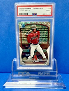 DRUW JONES PSA 9 ! (RC) 2023 Bowman Chrome Mega Box MOJO Refractor ! ⚾️ - Picture 1 of 2