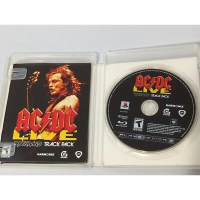 PS3 Rock Band - AC/DC Live Track Pack- Sony PlayStation 3 Game W/Manual CIB - Image 1 of 4