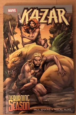 Graphic Novel Ka-Zar Burning Season Shanna, Zabu Charlie Moon Torran, Death Koor - Imagem 1 de 4