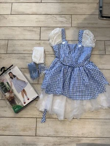 Wizard Of Oz Medium Dorothy Costume Blue Dress - Picture 1 of 6