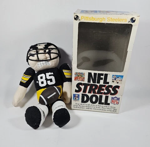 1988 NFL Pittsburgh Steelers Pull Apart Plush Stress Novelty Doll Cover