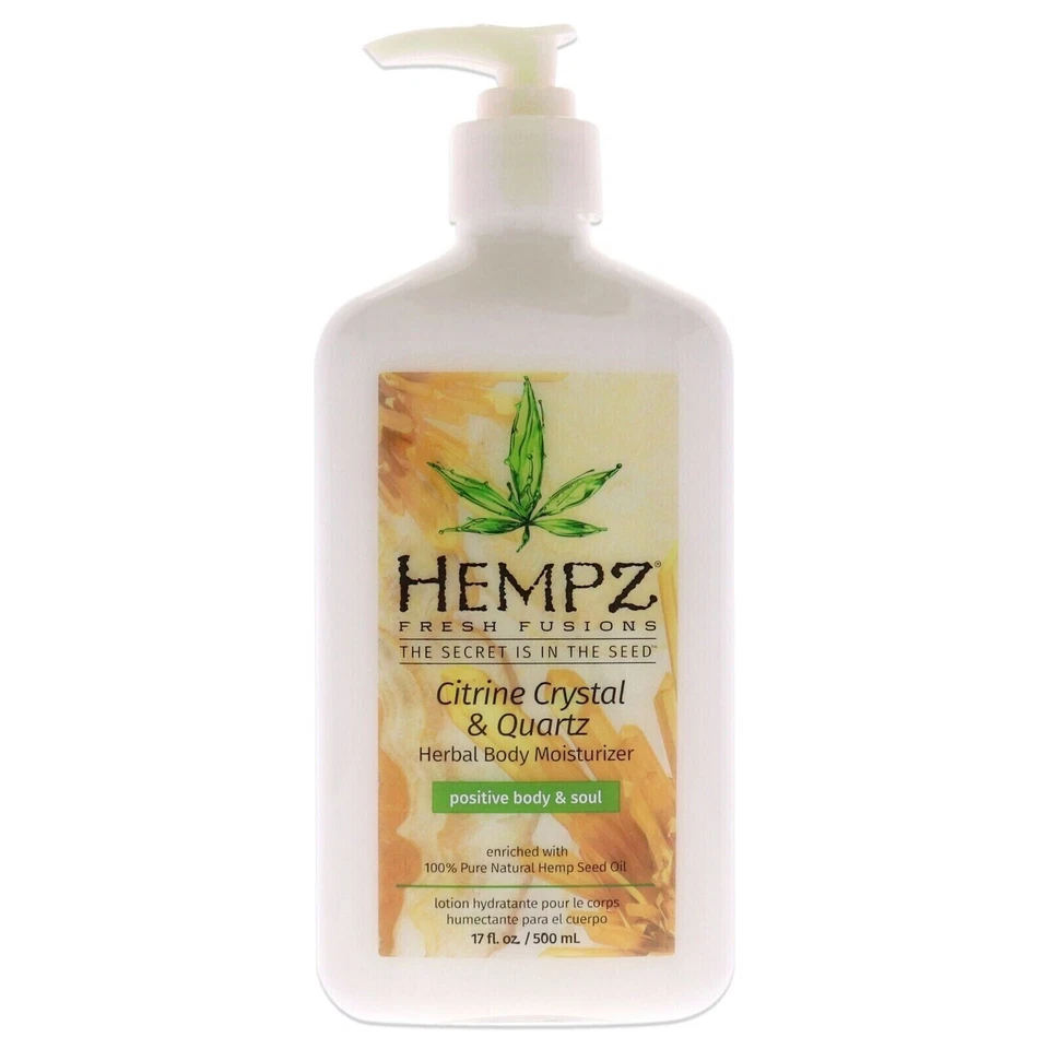 Fresh Fusions Citrine Crystal and Quartz Herbal Body Moisturizer by Hempz -17 oz - Image 1 of 1