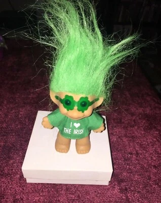 Russ Saint Patty's Day Troll - Gafas Trébol I Heart The Irish Love Verde  Foto 1 de 3