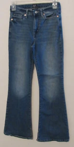 Gap Denim '70s Flare Jeans Girl's 14 Blue Medium Wash Flare Leg Stretch Comfort - Picture 1 of 7