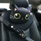 Black Cat Seatbelt Shoulder Covers Car Neck Pillow Car Headrest Cat Headrest