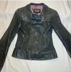 Beautiful Mackage Women’s Leather Jacket Biker Racer Lamb Leather XS Extra Small - Bild 1 von 14