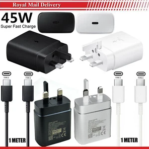 45W Super Fast Charger Adapter & USB-C Data Cable For Google Pixel 9 9A 9 Pro XL - Picture 1 of 14