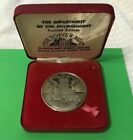 SOLID NICKEL SILVER  FOUNTAINS ABBEY COIN MEDAL