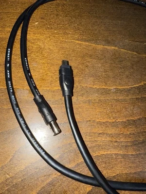 Kentek 3' IEEE-1394A 6 Pin Male to 4 Pin Male Firewire - Image 1 of 2