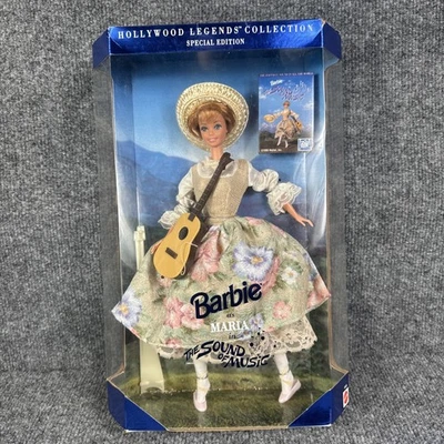 1995 Barbie as Maria in The Sound of Music Hollywood Legends Mattel #13676 NRFB - Image 1 of 4