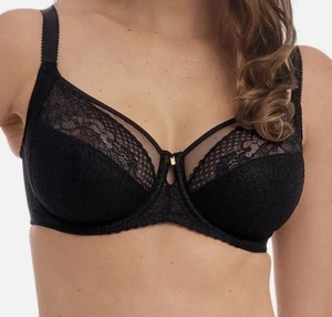 FANTASIE ANN-MARIE UNDERWIRED FULL CUP BRA with SIDE SUPPORT IN BLACK SIZE 38D - Picture 1 of 11