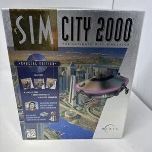 SIM City 2000 Special Edition PC Big Box w/ Urban Renewal Kit - Complete - Picture 1 of 9
