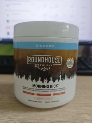 Roundhouse Provisions MORNING KICK-DIGESTIVE POWDER-STRAWBERRY LEMONADE 9.1 0Z - Image 1 of 4