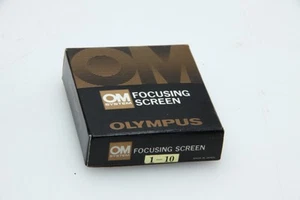 OLYMPUS OM SYSTEM FOCUS SCREEN 1-10 in Box komplett NEUWERTIG - Bild 1 von 4