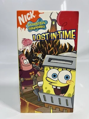 SpongeBob SquarePants: Lost in Time VHS 2006 Nickelodeon Cartoon Movie Film RARE - Image 1 of 4