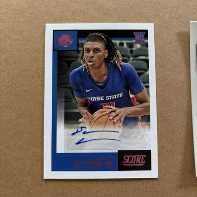 DERRICK ALSTON JR PINK AUTOGRAPH 2021 Panini Chronicles Score draft picks - Image 1 of 4