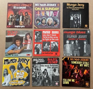 MUNGO JERRY Lot 9 x 7" 45 (FRANCE) on PYE and FONTANA - EX - Picture 1 of 7